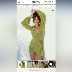 Princess Polly Long Sleeve Mini Dress